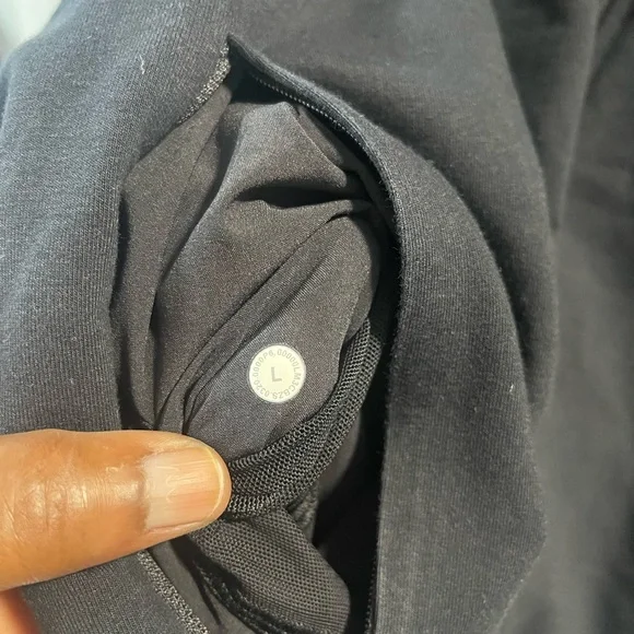 Lululemon City Sweat Men's Black Full-Zip Hoodie Size Large Good Condition - Picture 6 of 6